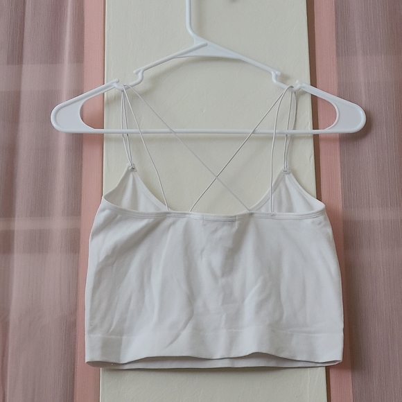 Cotton: On Cropped Tank - Picture 2 of 2